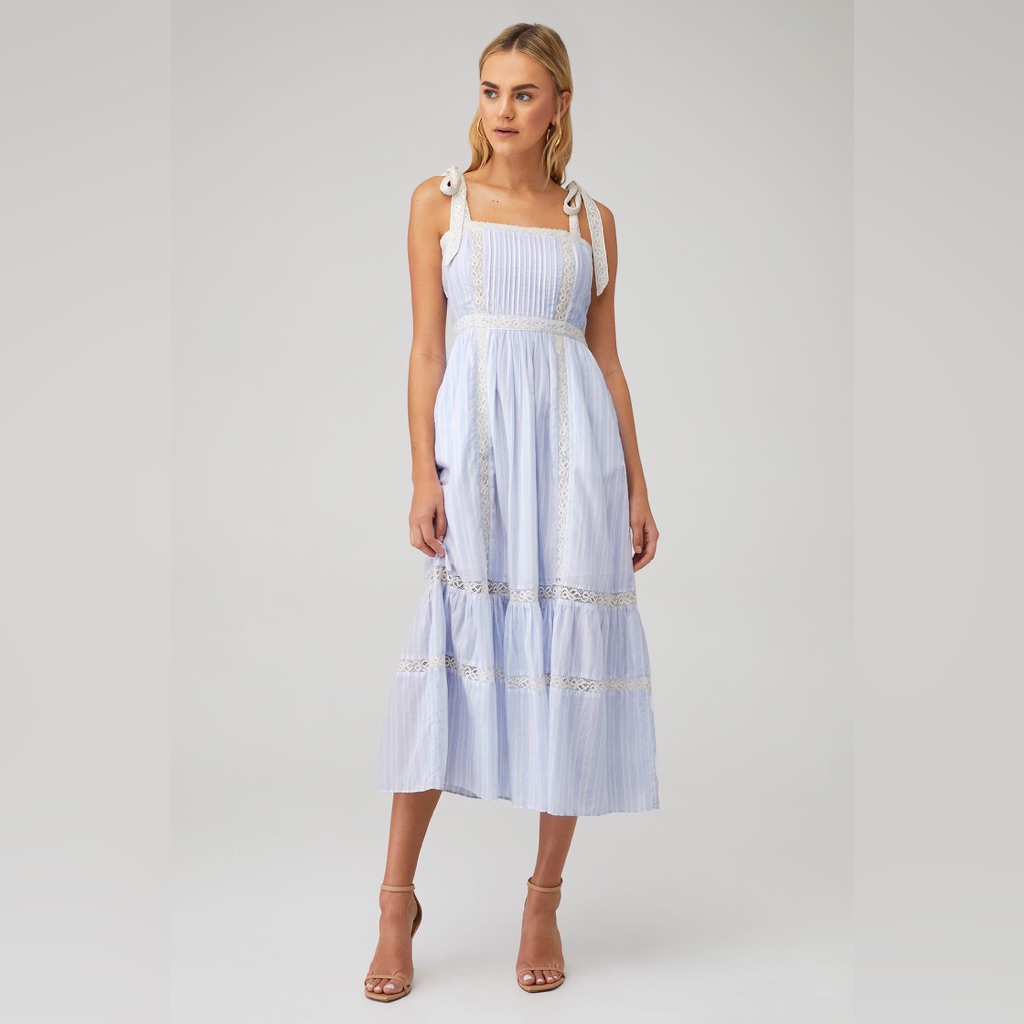 Loveshackfancy Ayala Tiered Midi Dress 6